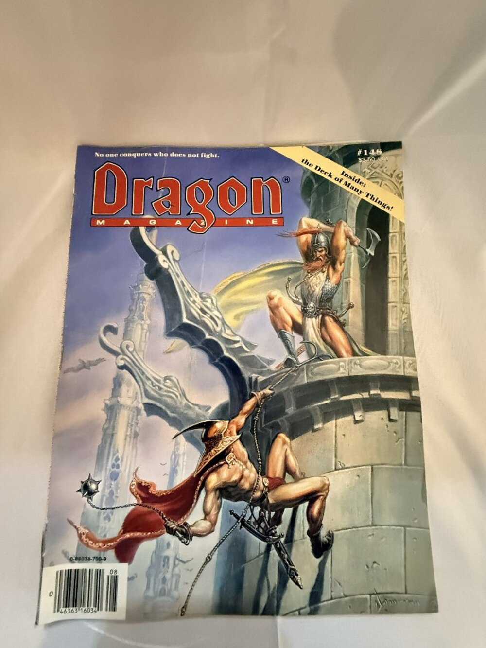 1989 TSR Dragon Magazine-Vintage